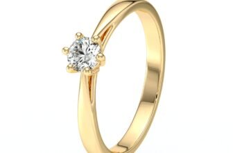 Bague solitaire diamant Premier Amour - Atelier du Diamant